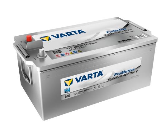 VARTA PROMOT SHD N9 225Ah 1150A 518X276X242 OTSAL +/-