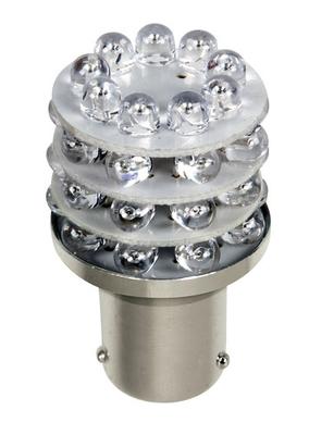 BAY15D  BULB 12V W/36 RED LED