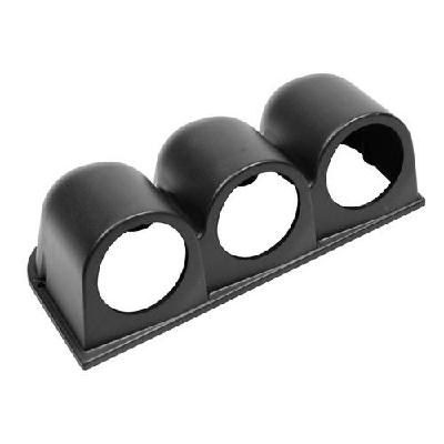 GAUGE POD 3 HOLES BLACK