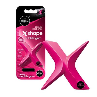 Auto gaisa atsvaidzinātājs AROMA CAR X Shape Bubble Gum