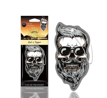 Auto gaisa atsvaidzinātājs AROMA DIA DE LOS MUERTOS Oud&Pepper Skull