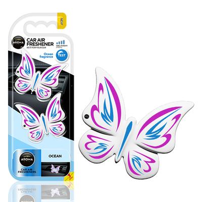 Auto gaisa atsvaidzinātājs AROMA FANCY SHAPES BUTTERFLY Ocean