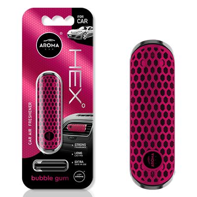 Auto gaisa atsvaidzinātājs AROMA FANCY SHAPES POLYMER HEX Bubble Gum