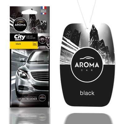 Auto gaisa atsvaidzinātājs AROMA CAR CITY CARD Black