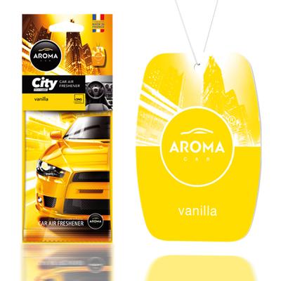 Auto gaisa atsvaidzinātājs AROMA CAR CITY CARD Vanilla