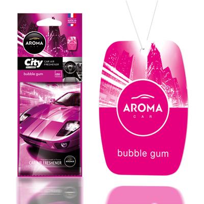 Auto gaisa atsvaidzinātājs AROMA CAR CITY CARD Bubble Gum