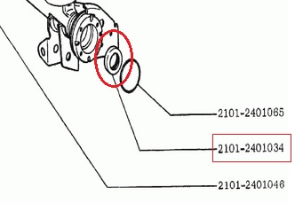 Blīvslēgs 30X45X8 VAZ 2101-07