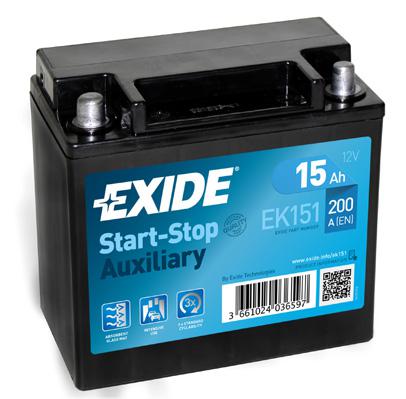 AKB EXIDE 12V 15Ah 200A