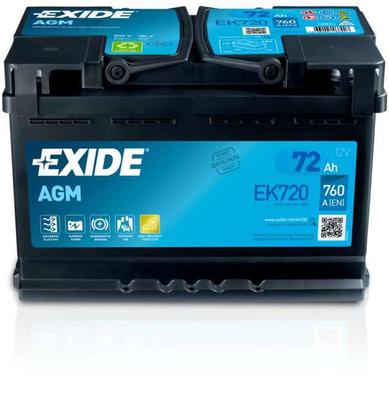 AKB EXIDE 12V 72Ah 760A AGM