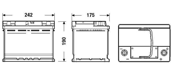 AKB EXIDE 12V 60Ah 640A EFB