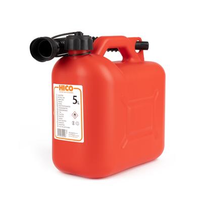 Plastmasas degvielas kanna 5 l, sarkana