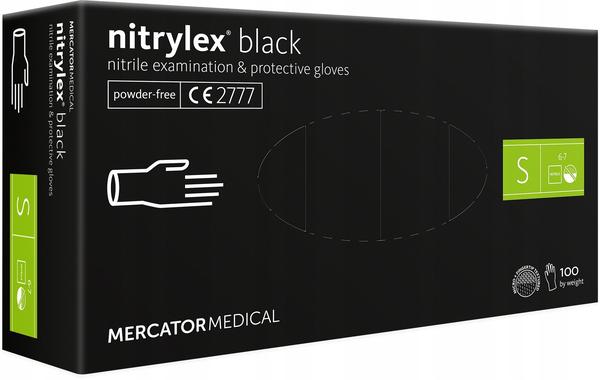 Nitrylex Basic nitrila aizsargcimdi, S izmērs, 100 gab.