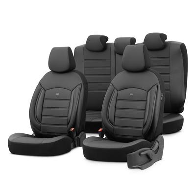 Auto sēdekļu pārvalku komplekts OTOM INSPIRE 3501, melna ekoāda, 3-ZIP