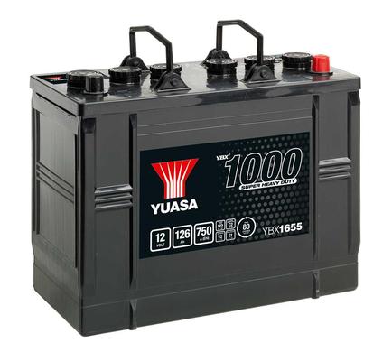 YUASA 12V 126Ah 750A SHD 347X174X285 -/+