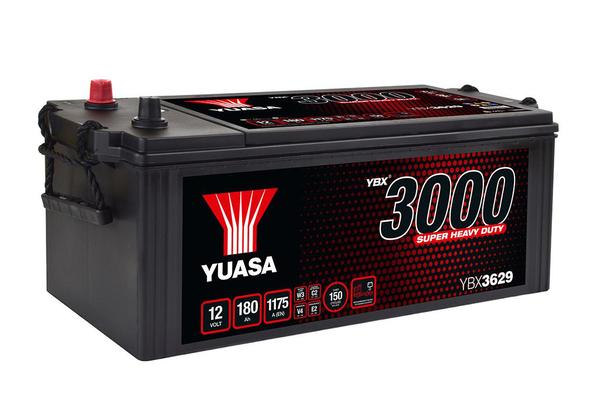 YUASA 12V 180Ah 1175A SHD SMF 511x222x215 otsal +/-