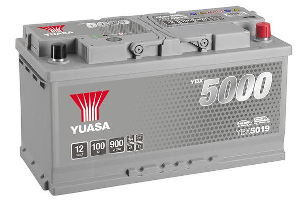 YUASA 12V 100Ah 900A 353X175X190 -/+