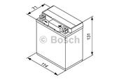 AKB BOSCH AGM 12V 6Ah 100 A(EN) 113x70x130