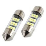 LED spuldze C5W/C10W/C3W 9SMD 3014 31 mm balta 12 V