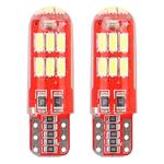 LED CANBUS spuldze T10e W5W 15SMD 4014 SILCA balta 12 V