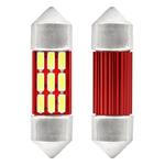 LED CANBUS spuldze C5W/C10W/C3W 12SMD 4014 31 mm balta 12/24 V