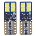 LED CANBUS spuldze T10e W5W 8SMD 2835 balta 12/24 V