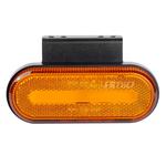 LED gabarītlukturis OM-01-O ovāls, oranžs