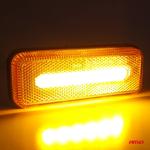 LED gabarītlukturis OM-02-O taisnstūra, oranžs