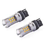 LED CANBUS spuldze T20 7440 WY21W 24SMD 3030 oranža 12/24 V