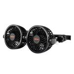 Auto ventilators galvas balstam ar USB lādētāju 2×4
