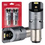 LED CANBUS PRO spuldze BAY15D P21/5W 2SMD 1860 Full CANBUS ar ventilatoru, balta 12/24 V