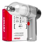 Bezvadu auto putekļsūcējs ar HEPA filtru
