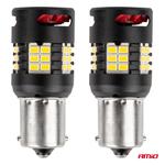 LED CANBUS PRO spuldze 1156 BA15S P21W/R10W/R5W 24SMD 3020 ar ventilatoru, balta 12/24 V