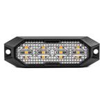 LED brīdinājuma stroboskopa lukturis 4×3 W 12/24 V IP6K9K