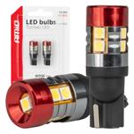 LED CANBUS spuldze T10 W5W 9SMD 3030 balta 12/24 V