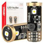 LED CANBUS spuldze T10 W5W 3SMD 3838 balta 12/24 V