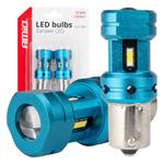 LED CANBUS spuldze 1156 BA15S P21W/R10W/R5W 4SMD 1860 balta 12/24 V