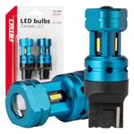 LED CANBUS spuldze T20 7440 W21W 4SMD 1860 balta 12/24 V