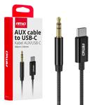 USB-C–3,5 mm AUX Mini Jack kabelis, 1 m