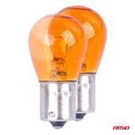 Halogēna spuldzes PY21W 12 V BA15s oranžas, 2 gab.