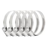 Skrūvējamas šļūteņu skavas W2 40–60 mm/9 mm, 5 gab.