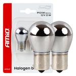 Halogēna spuldzes PY21W LumiTec Chrome 12 V 21 W BAU15s, 2 gab.