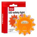 Sarkans LED avārijas signāllukturis 12+3 SMD 650 mAh