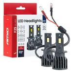 LED auto spuldzes F25 Silver Full CANBUS H3 52 W 12/24 V