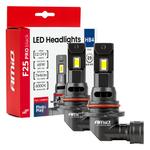 LED auto spuldzes F25 PRO Black Full CANBUS HB4 68 W 12/24 V