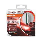 Spuldžu kompl.OSRAM D3S +220%