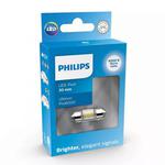 PHILIPS LED spuldze 30mm 4000K Ultinon Pro6000 12V 1,0W SV8,5