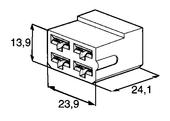 Korpusi klemmītēm1.0-2.5mm2