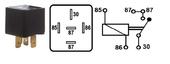 Relejs 12V 30A 5-kontakti