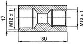 Br.c.savienot. M12X1/M10X1,25