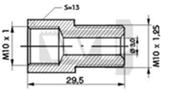 Pāreja M10X1/M10X1,25